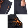 Ougelebo Men's Swimming Trunks with Zip Pocket, Quick-Drying, peacock blue