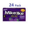 Mike and Ike Jolly Joes Grape Chewy Flavored Candy .78 oz Pouches - 24 Pack