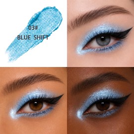Duochrome Shimmer Eyeshadow Stick, 03# Blue Shift