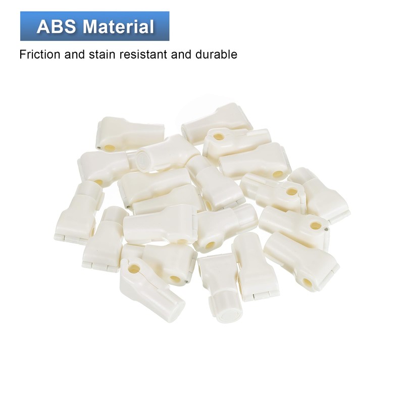 sourcing map 50pcs Peg Hook Lock, 6mm Pegboard Display Hook