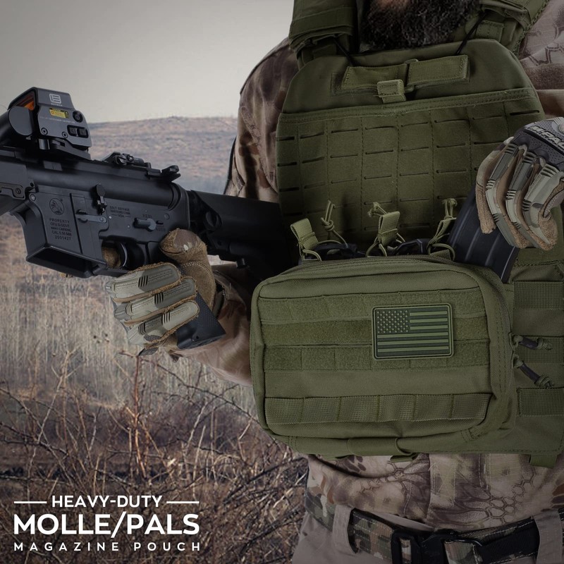 WYNEX Tactical Mag Admin Pouch, Molle Utility Tool Pouch EMT