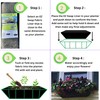 48 Inch Fabric Trough Coco Liner Replacement for Window Basket