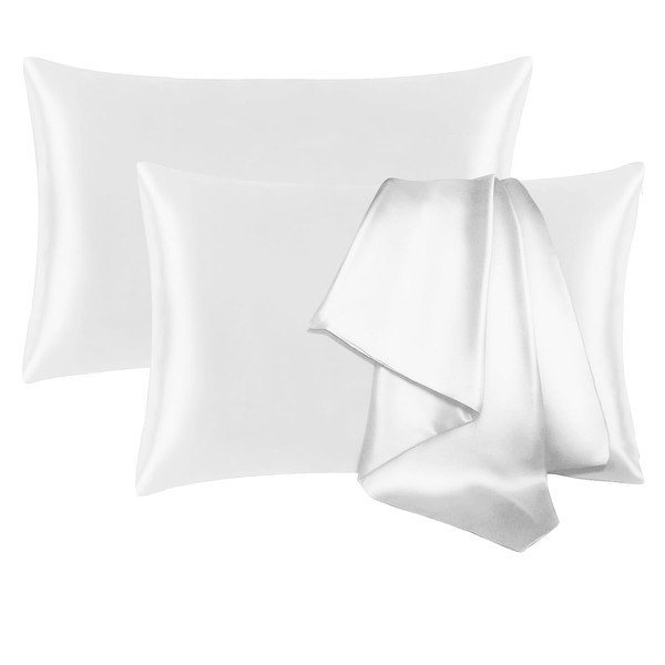 Jogcaw 2 Pack 100％ Silk Pillowcase for Hair and Skin,