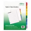 Office Essentials 11669 Table 'n Tabs Dividers, 8-Tab, Letter