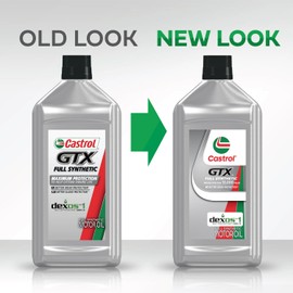 Castrol GTX Full Synthetic 5W-20 Motor Oil, 1 Quart, Pack of 6