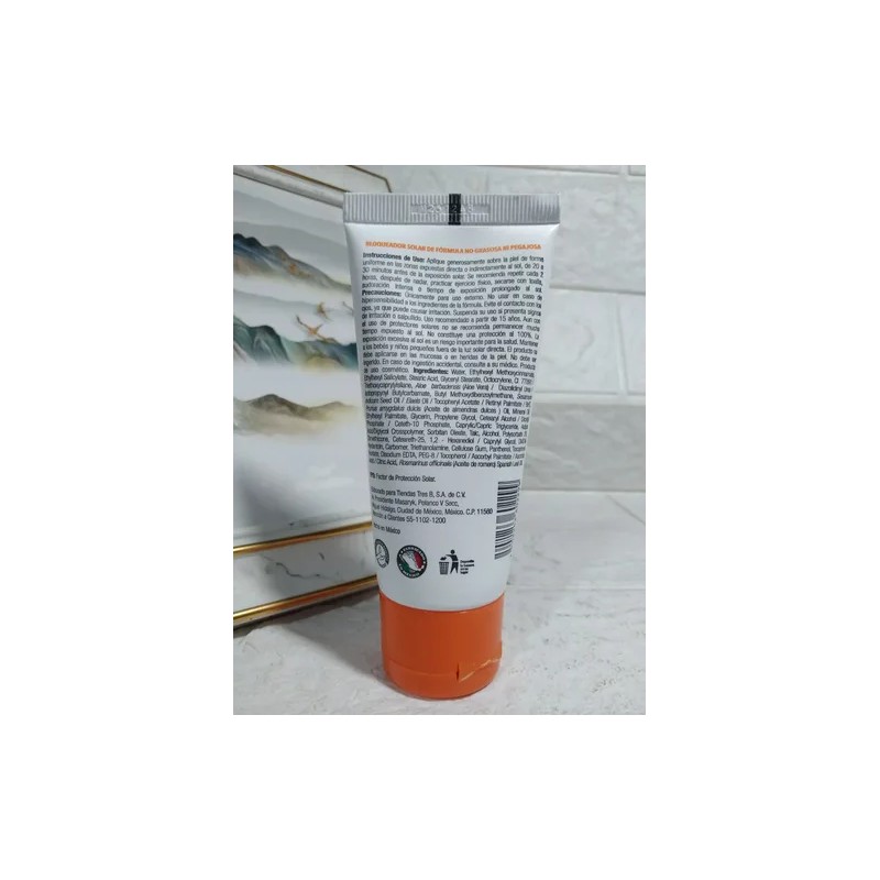 3 Pzas Protector Solar Zenker Lab 50 Fps 60g Cu