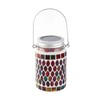 Mosaic Solar Lights Outdoor Hanging Lanterns Waterproof Mosaic Solar Lanterns