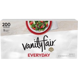 Vanity Fair 200PCS Disposable Napkins Soft Smooth for Daily Use
