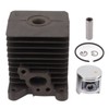 Cylinder Piston Assembly Kit 33.5mm Aluminum Alloy Trimmer Cylinder Piston