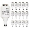 Vegena 15 Pack 10A 500V Fuse Inserts, Fuse Insert, Spiral