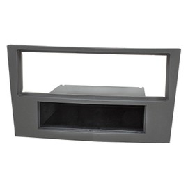 tomzz Audio 2439-078 Radio Faceplate Compatible with Opel Corsa D Astra H Zafira B Charcoal Black Metallic