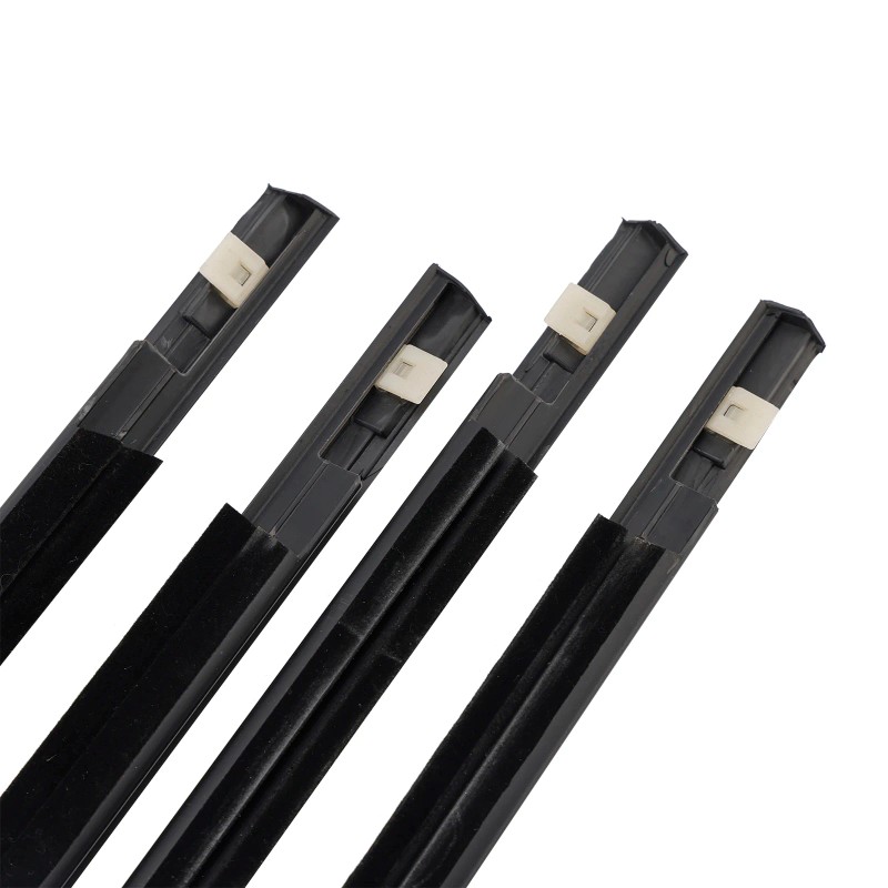 4PCS Door Glass Belt Outer Molding Weatherstrip For Suzuki Grand