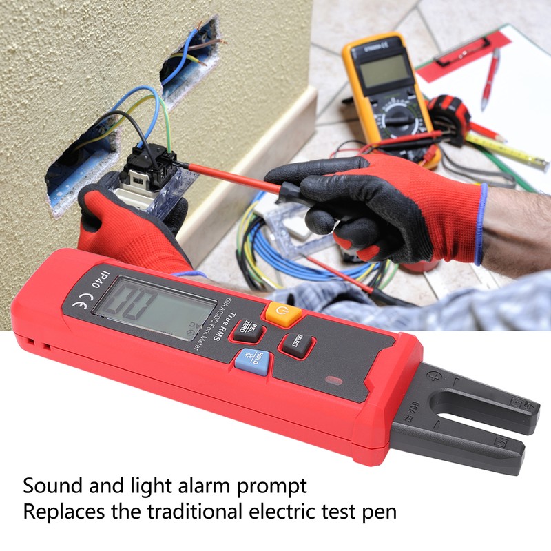Digital Clamp Meter Mini Size Portable Stable Fork AC DC