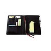 SIGEL CF131 Business Organiser, Approx. A5, Faux Leather, Black, Set
