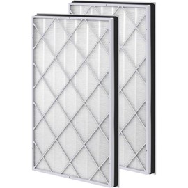 HE6FKPET Replacement Filter for Shark HE600 HE601 HE602 6 Fan Air Purifier, Compare Part HE6FKPET HE6FKBAS HE6FKPRO, 2 Pack