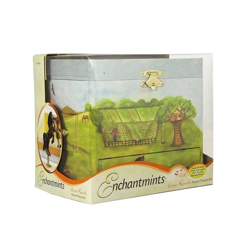 Enchantmints Horse Ranch Music Jewelry Box