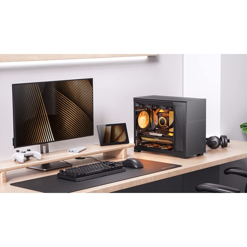 JONSBO D31 MESH Black Micro ATX Computer Case, MATX/ITX Mainboard/Support