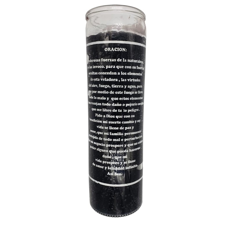 Generic Against Evil and Enemies Black 7 Day Ritual Glass