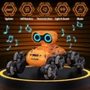 LNNKINE Robot Toy, 8 Wheels Stunt Robot Toys with 2.4Ghz,
