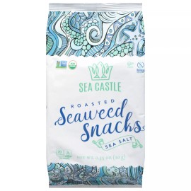 Sea Castle Seaweed Roasted Sea Salt 0.35 oz (Pack of 12)