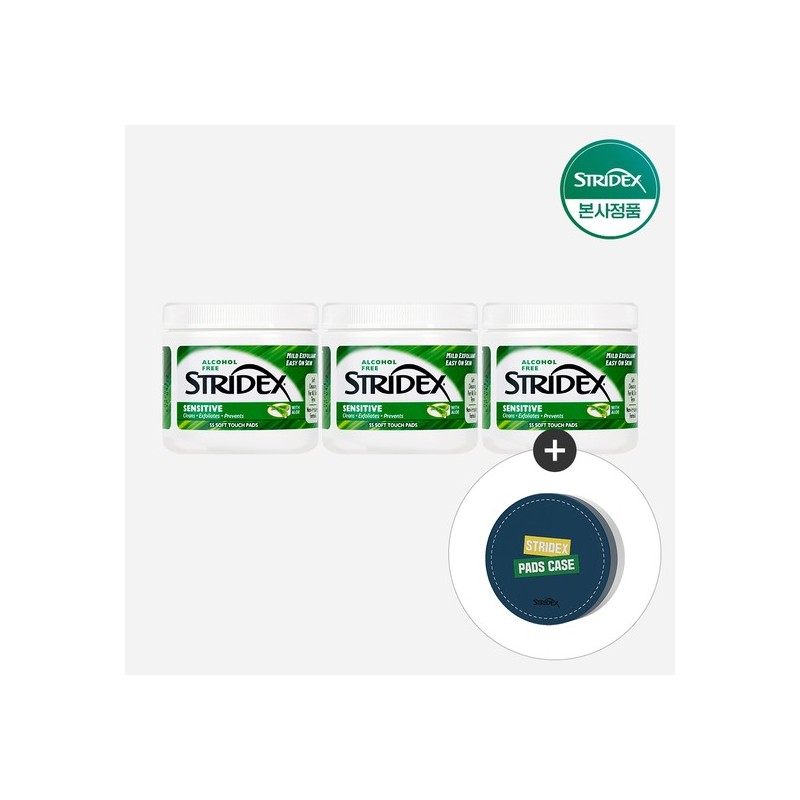 Stridex [CJ Exclusive] Sensitive Exfoliating Pads 55 Sheets x 3
