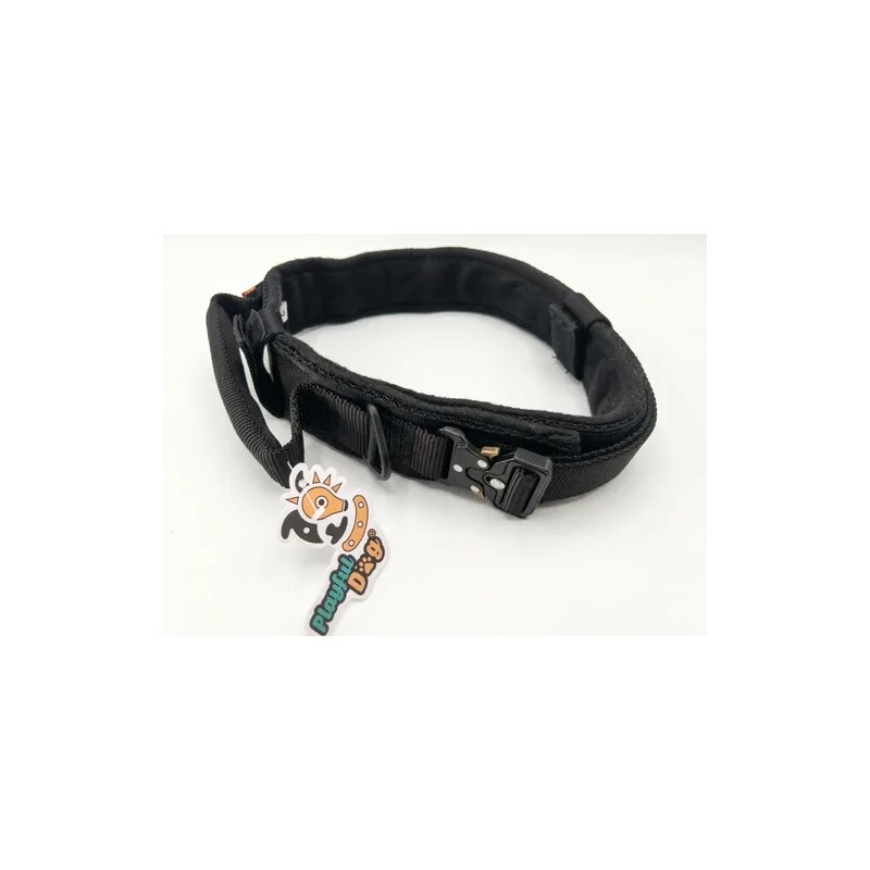 Collar Táctico Para Perro Con Parche De Datos Personalizado