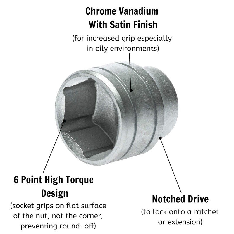 Teng M380509c Regular Socket 9mm 3/8 Square Drive, Silver