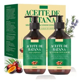 Shampoo y Acondicionador con Aceite de Batana para el Cabello – Reparador, Hidratante, Anticaída, Crecimiento Capilar, Fortalecedor y Brillo Natural。 