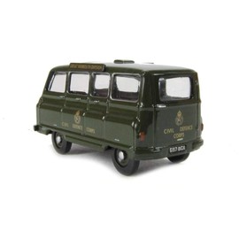 Oxford Diecast 76JM021 Civil Defence Morris J2 Minibus
