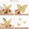 Dolores 36pcs Mariposas Decorativas Pared 3d Fiestas Adorno Pegatina