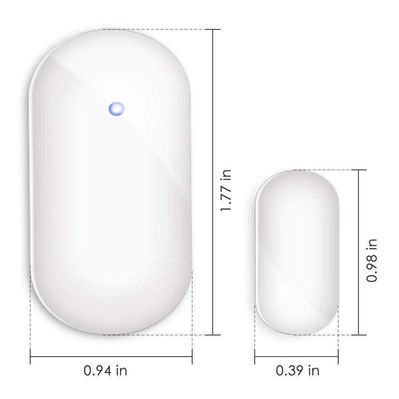 BITIWEND Mini Door/Window Sensor for Entrance Bell, Wireless Magnetic Wireless
