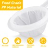 Fine Strainer, Hair Strainer Kitchen, 400/200/100 Mesh Kitchen Strainer, Plastic,