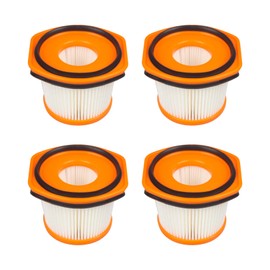 WS642 Filter Replacement Filter Compatible with Shark WS630 WS620 WS642 WS632 WS632BLBRN WS632GDBRN Wandvac System Pet Ultra-Lightweight Powerful Cordless Stick Vacuum (4 Pack) Part # XFFWV360