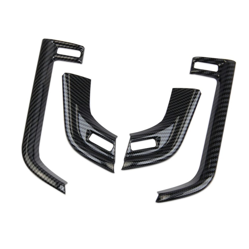 crosselec Carbon Fiber Dashboard Side Air Vent Outlet trims Cover