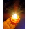 Set de 12 velas de cempásuchil con forma y aroma
