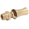 Brass Ice Tower Cedar Water Fountain Nozzle Spray Head Adjustable