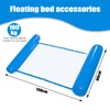Inflatable Swimming Bed, Inflatable Water Hammock, 4-in-1 Inflatable Water Toy,