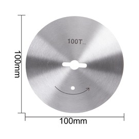 RISMANOR 100Mm Shawarma Knife Electric Kebab Slicer Replacement Blades For Doner Kebab Gyro Slicer (Round Blade)