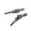 CVD Steel Rear Drive Shaft Assembly for Traxxas Slash Rustler