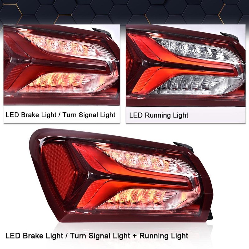 PIT66 LED Type Tail Light Lamp Outer Replacement Compatible with