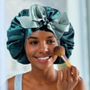 Hebenie Satin Bonnet for Sleeping, Silk Hair Wrap Night Cap