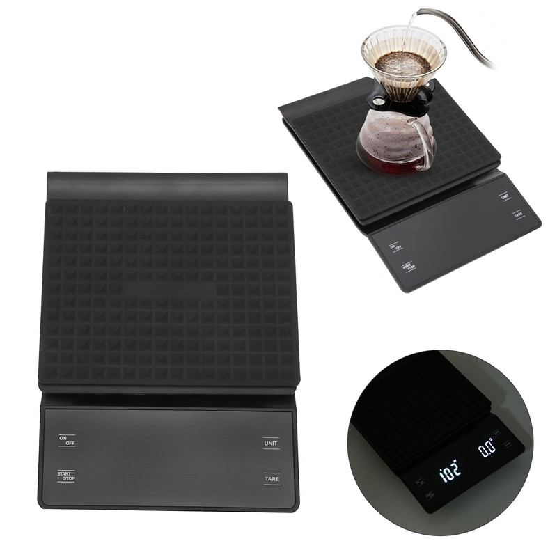 6002 3kg Digital Kitchen Scale with Timing Touch Screen Electronic