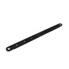 sourcing map Adjustable Aluminum Alloy Black Motorcycle Hanger Exhaust Muffler