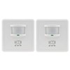 ChiliTec 3-Wire Flush-Mounted Motion Sensor 160° 9 m Range LED
