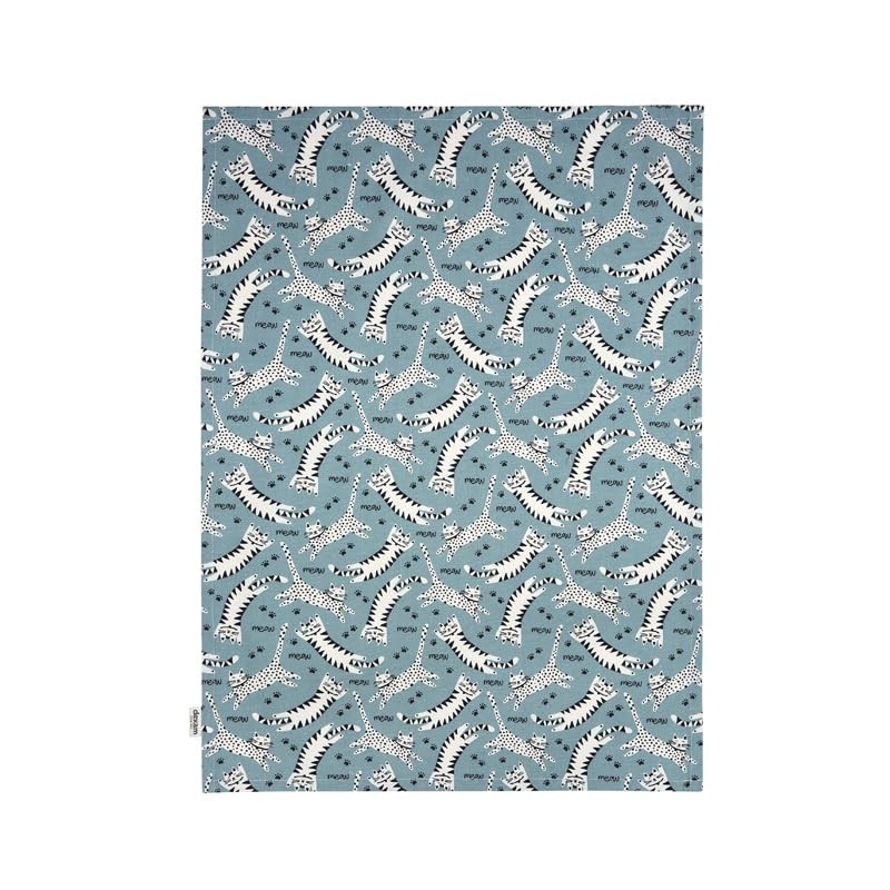 Dexam Meow Recycled Cotton Set of 2 Tea Towels -