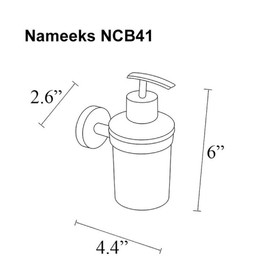 Nameeks NCB41 NCB Soap Dispenser, One Size, Chrome