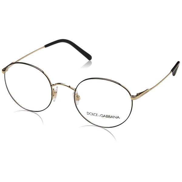 Dolce & Gabbana DG 1290 Matte Black Pale Gold 50/21/145 men eyewear frames