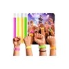 400 Pulseras Neón Fosforescente Glow Stick Fiestas Eventos Color Multicolor