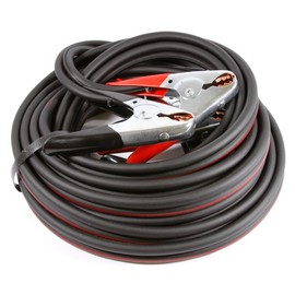 Forney 52870 Twin Cable Battery Jumper Cables, Heavy Duty Number 4, Black and Red, 12-Feet