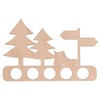 Spruchreif Wooden Stand Money Gift Hiking - Creative Gift Idea